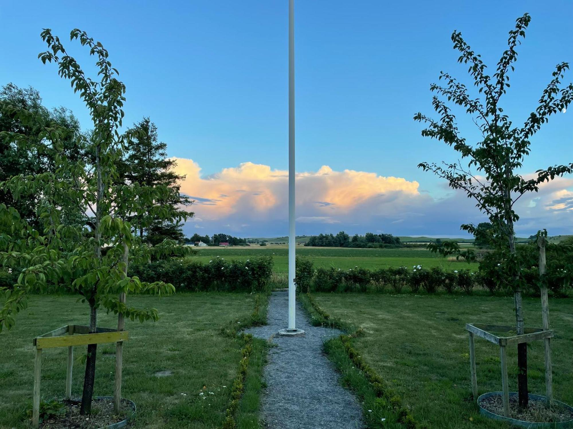 Droemhus Pa Oesterlen Glemminge Esterno foto